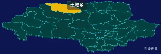 threejs重庆市巫溪县地图3d地图鼠标移入显示标签并高亮实例
